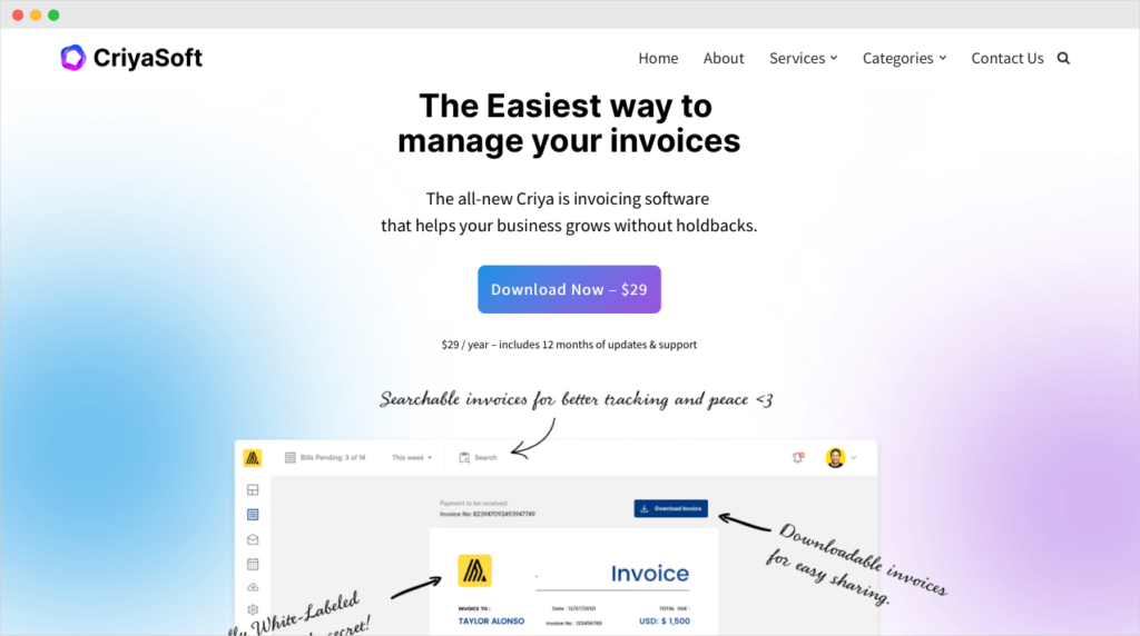 WordPress business website that you'll build